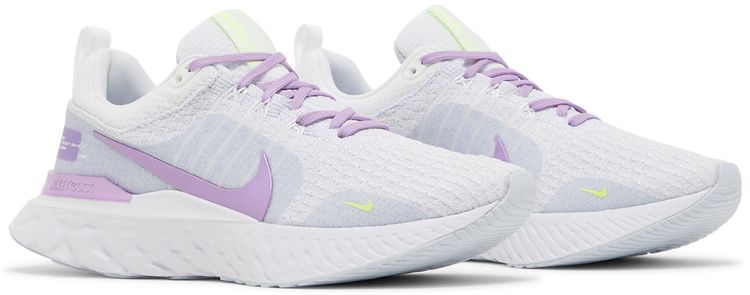 Nike Wmns React Infinity Run Flyknit 3 Grey Rush Fuchsia