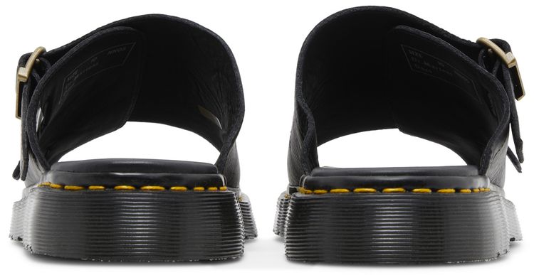 Dr Martens Dayne Made in England Leather Slide Sandals Black