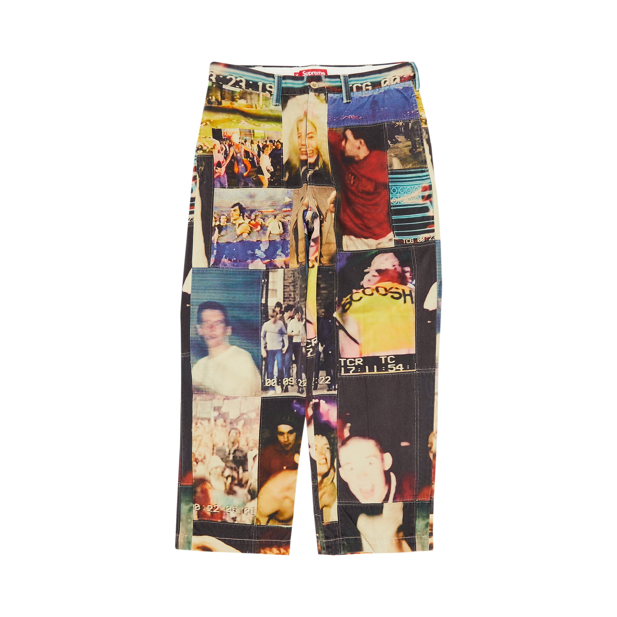 Supreme x Mark Leckey Hardcore Patchwork Loose Fit Chino Pant 'Multicolor'