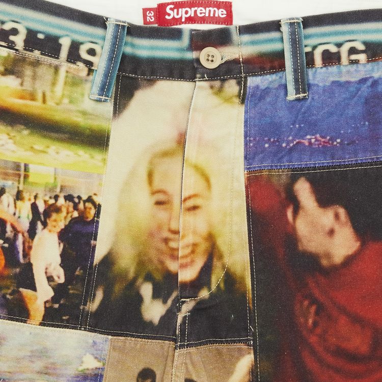 Supreme x Mark Leckey Hardcore Patchwork Loose Fit Chino Pant Multicolor