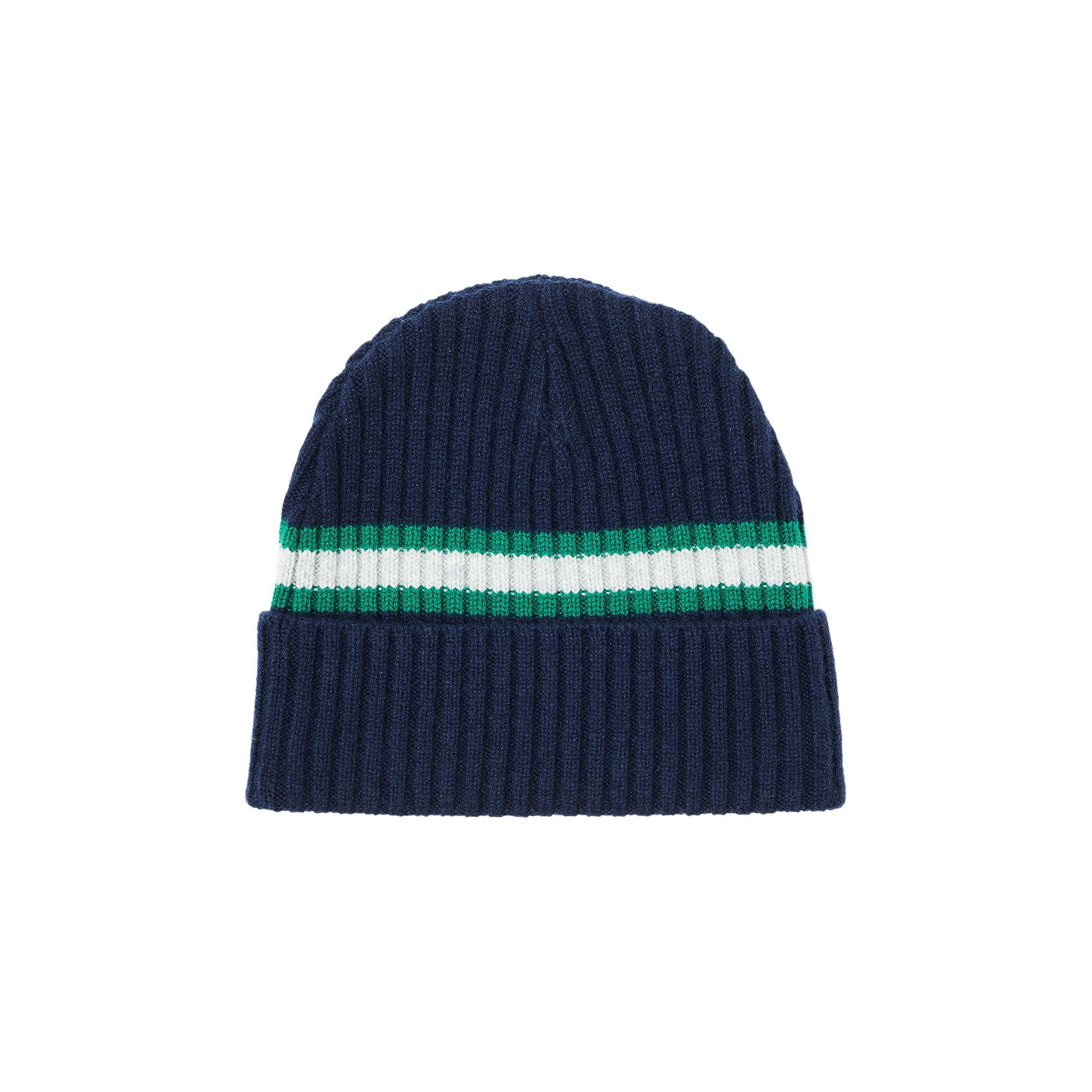 Buy Supreme Stripe Cashmere Beanie 'Navy' - FW23BN72 NAVY | GOAT