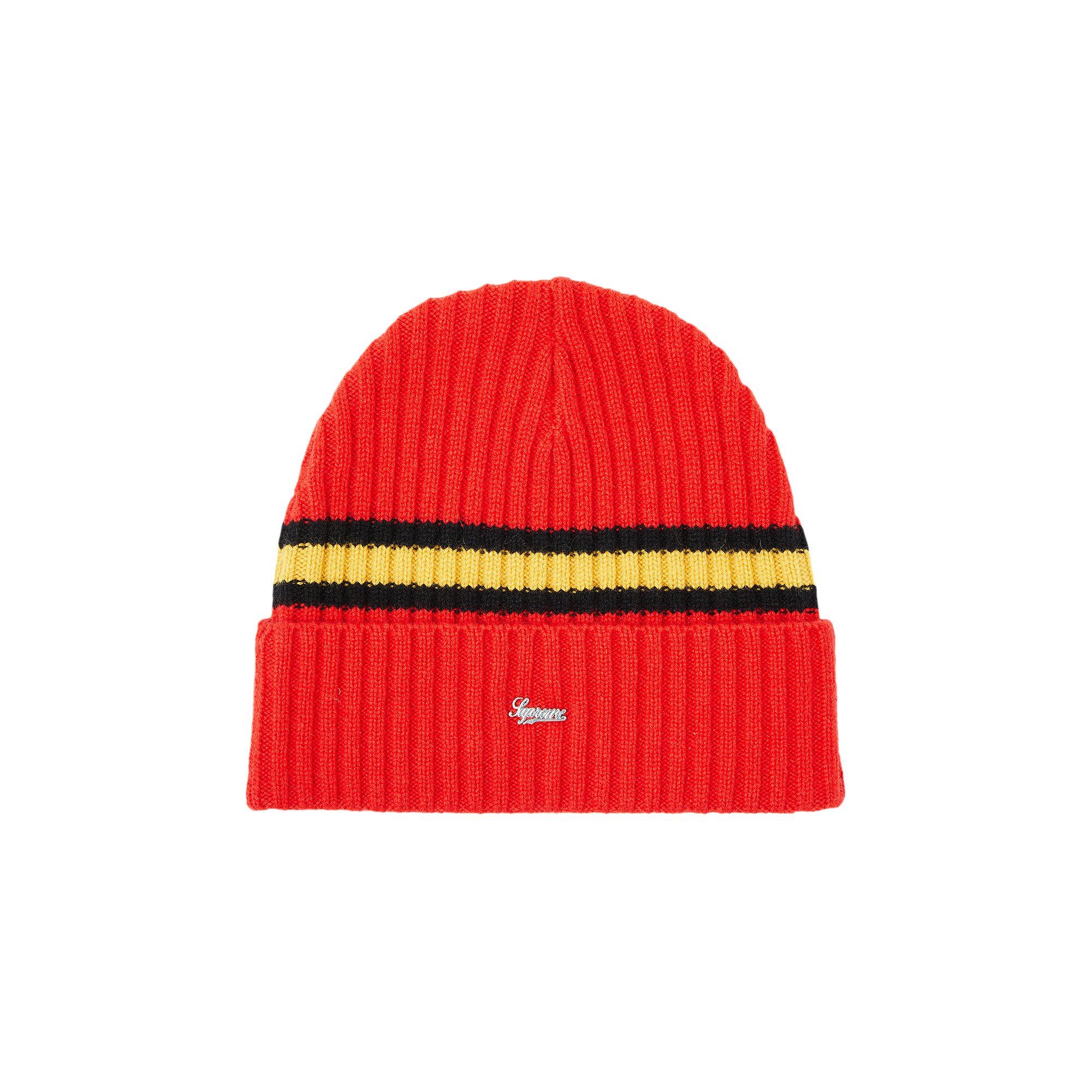 Buy Supreme Stripe Cashmere Beanie 'Red' - FW23BN72 RED | GOAT CA