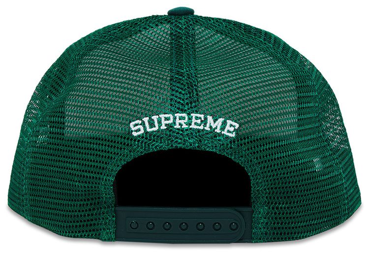 Supreme Pin Up Mesh Back 5 Panel Green