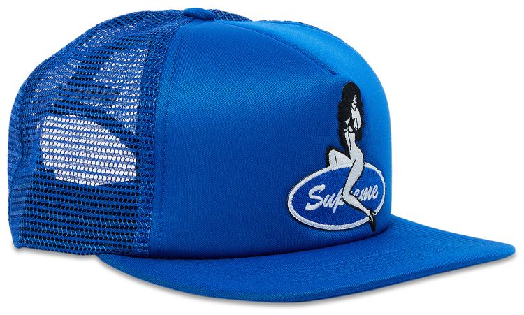 Supreme Pin Up Mesh Back 5 Panel Royal