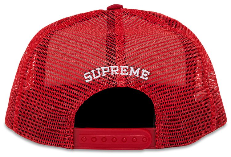 Supreme Pin Up Mesh Back 5 Panel Red