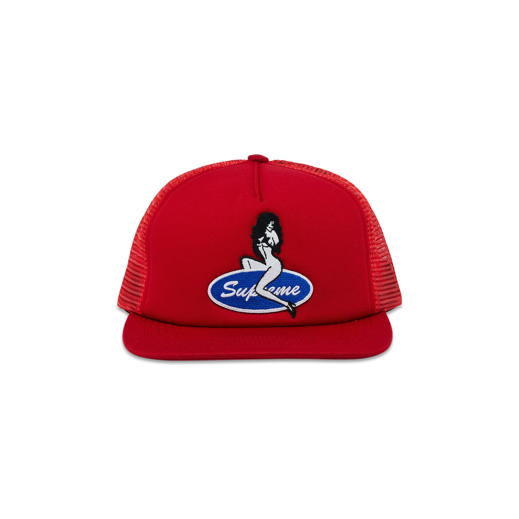 Buy Supreme Pin Up Mesh Back 5-Panel 'Red' - FW23H109 RED | GOAT CA