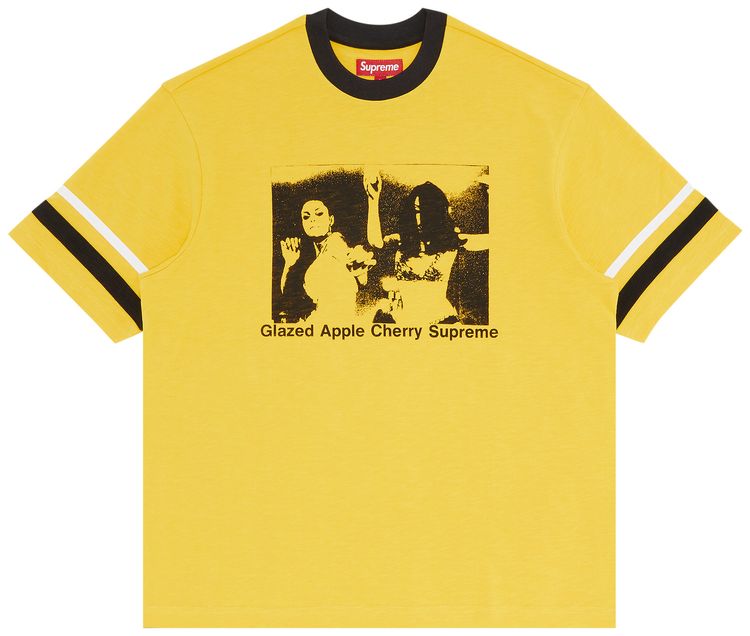 Supreme Glazed Athletic Short Sleeve Top Yellow