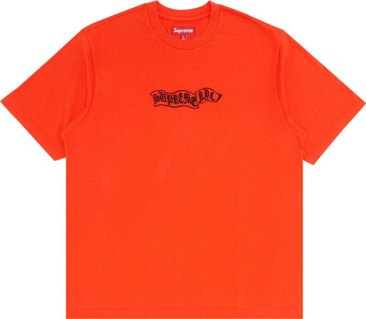 Supreme Banner Short-Sleeve Top 'Orange
