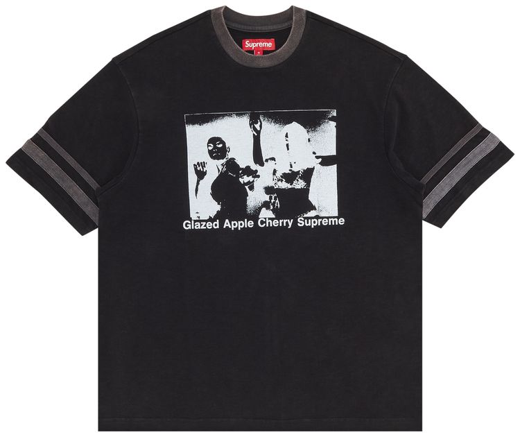 Supreme Glazed Athletic Short Sleeve Top Black