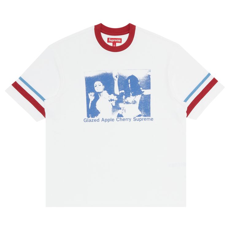 Supreme Glazed Athletic Short Sleeve Top White