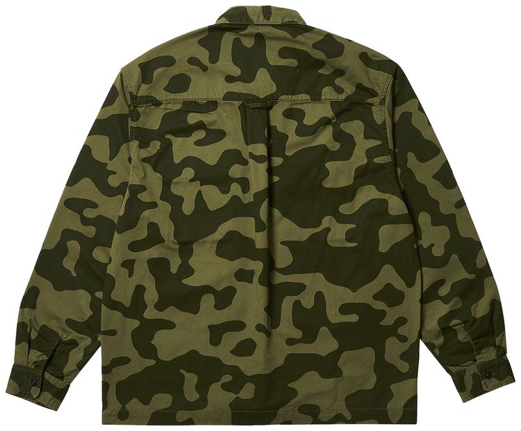 Carhartt WIP x Palace Long Sleeve Master Shirt Dollar Green Camo