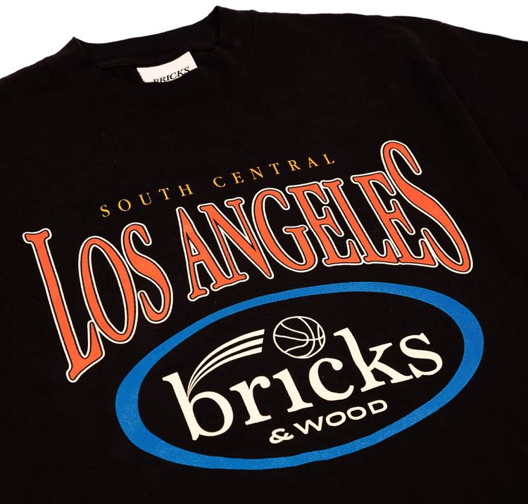 Bricks  Wood Los Angeles Bricks Tee Black