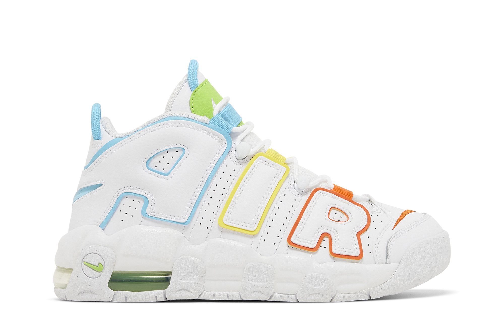 Buy Air More Uptempo GS White Rainbow FJ4624 100 GOAT DE