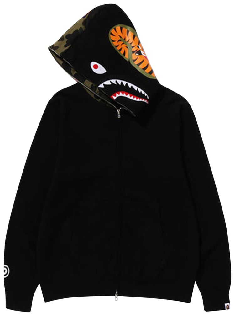 BAPE Shark Full Zip Hoodie Black