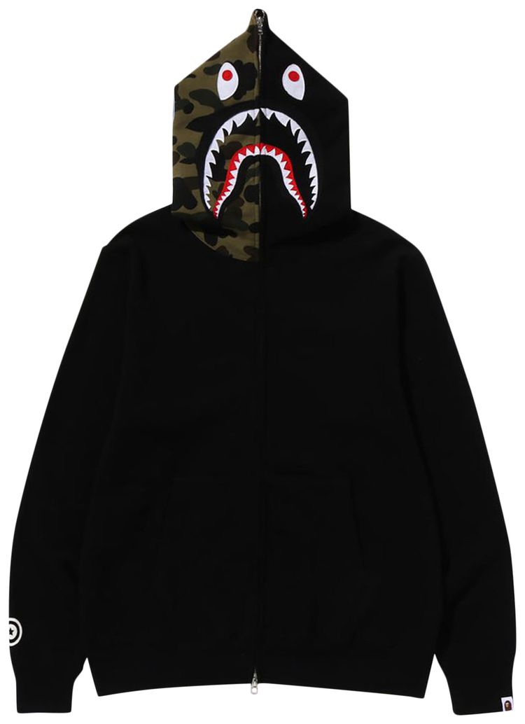 BAPE Shark Full Zip Hoodie Black