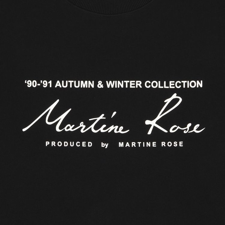 Martine Rose Classic Crew Black
