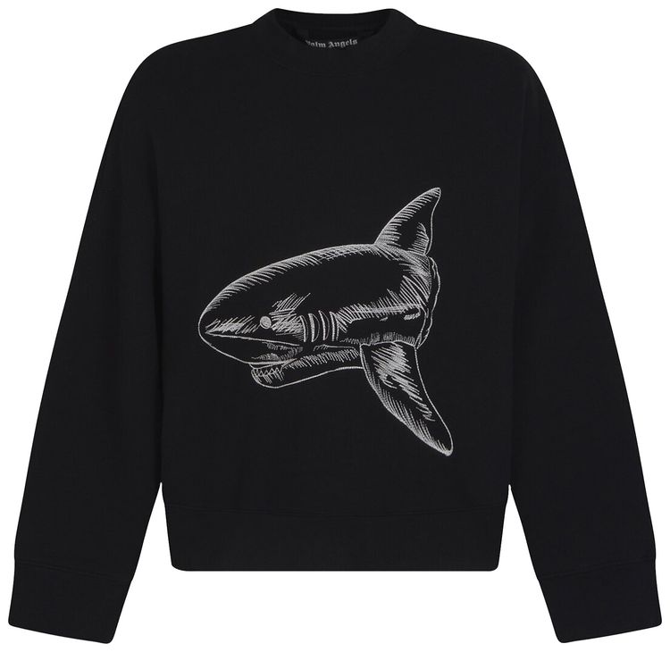 Palm Angels Split Shark Crew Black