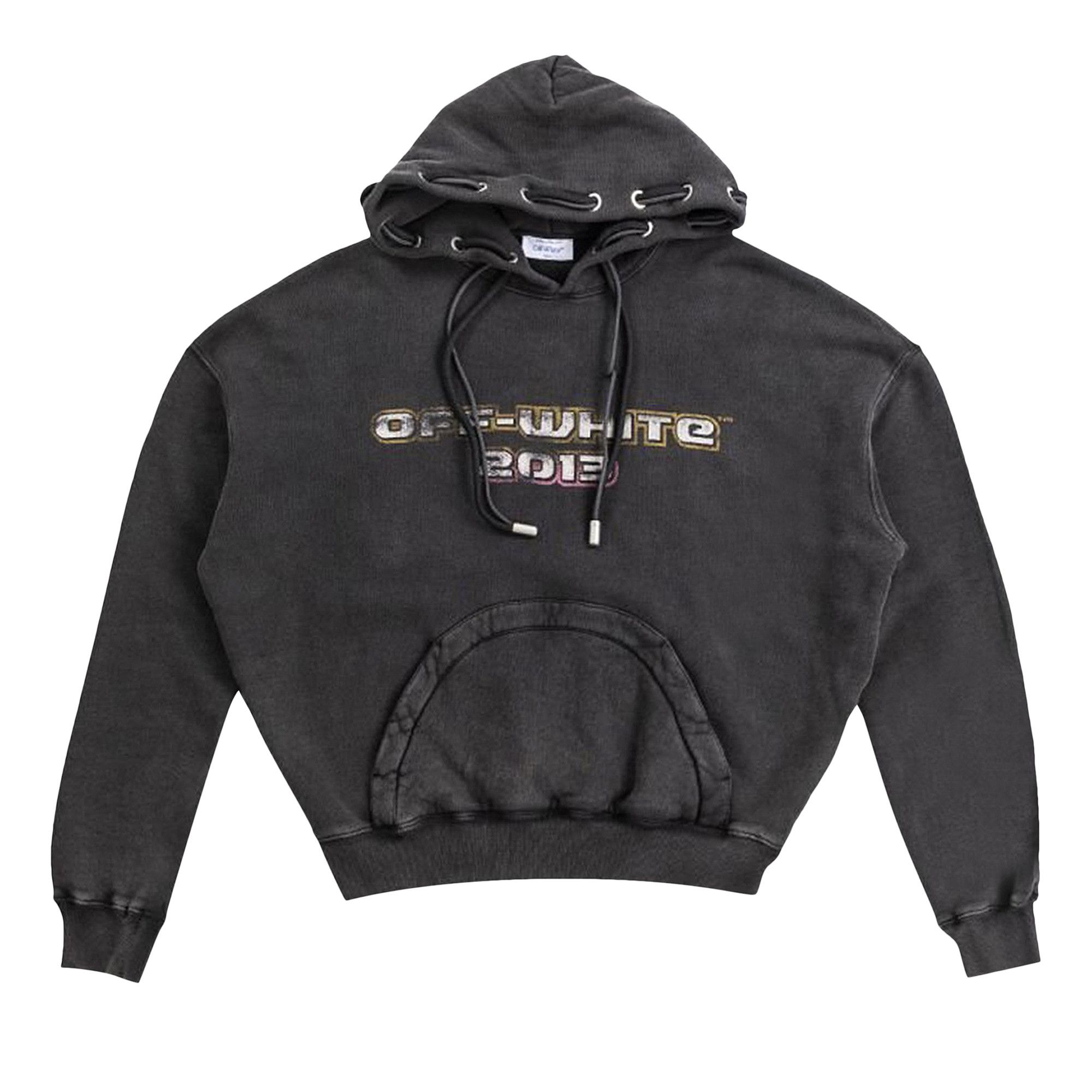 Buy Off White Digit Bacchus Hoodie Black Multicolor OMBB119F23FLE0051084 GOAT UK