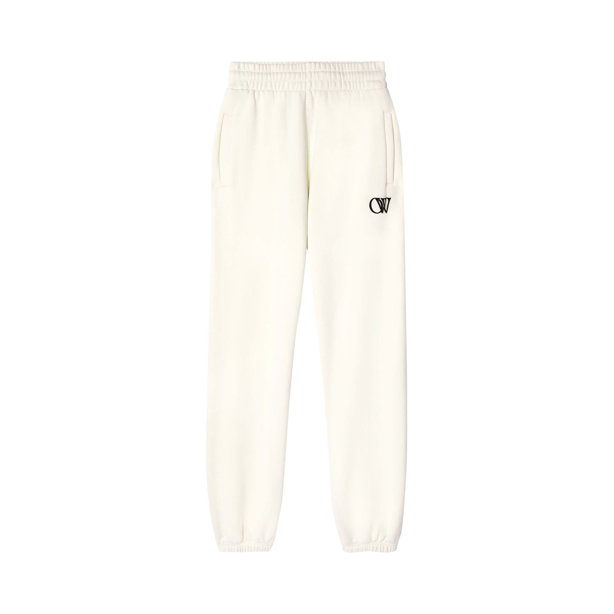 【関税込み】Off-White グレー Ow Cuff スウェットパンツ Buy Off-White Flock Cuff Sweatpant 'Beige/Black
