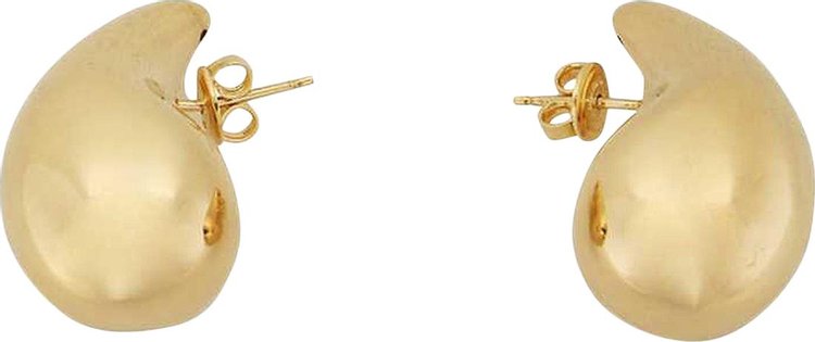 Bottega Veneta Drop Shaped Earrings 'Yellow Gold'