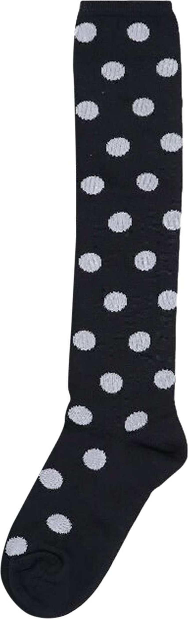 Marni Polka Dot Calf Socks BlackGrey