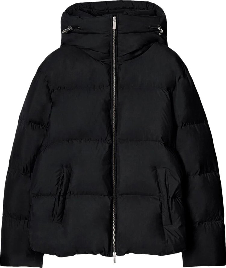 Off White Patch Arrow Down Puffer BlackBlack