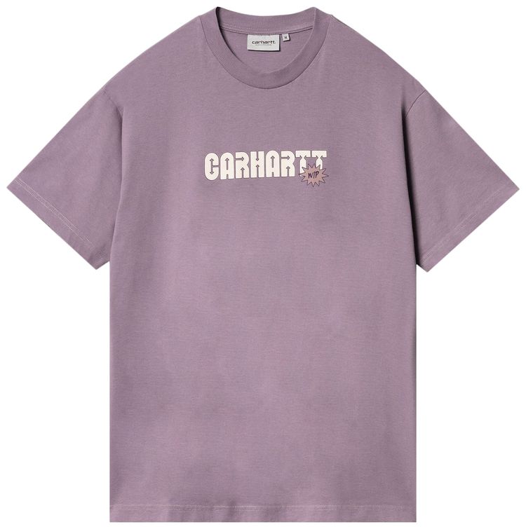Carhartt WIP Arrow Script T Shirt Glassy Teal Stone Washed
