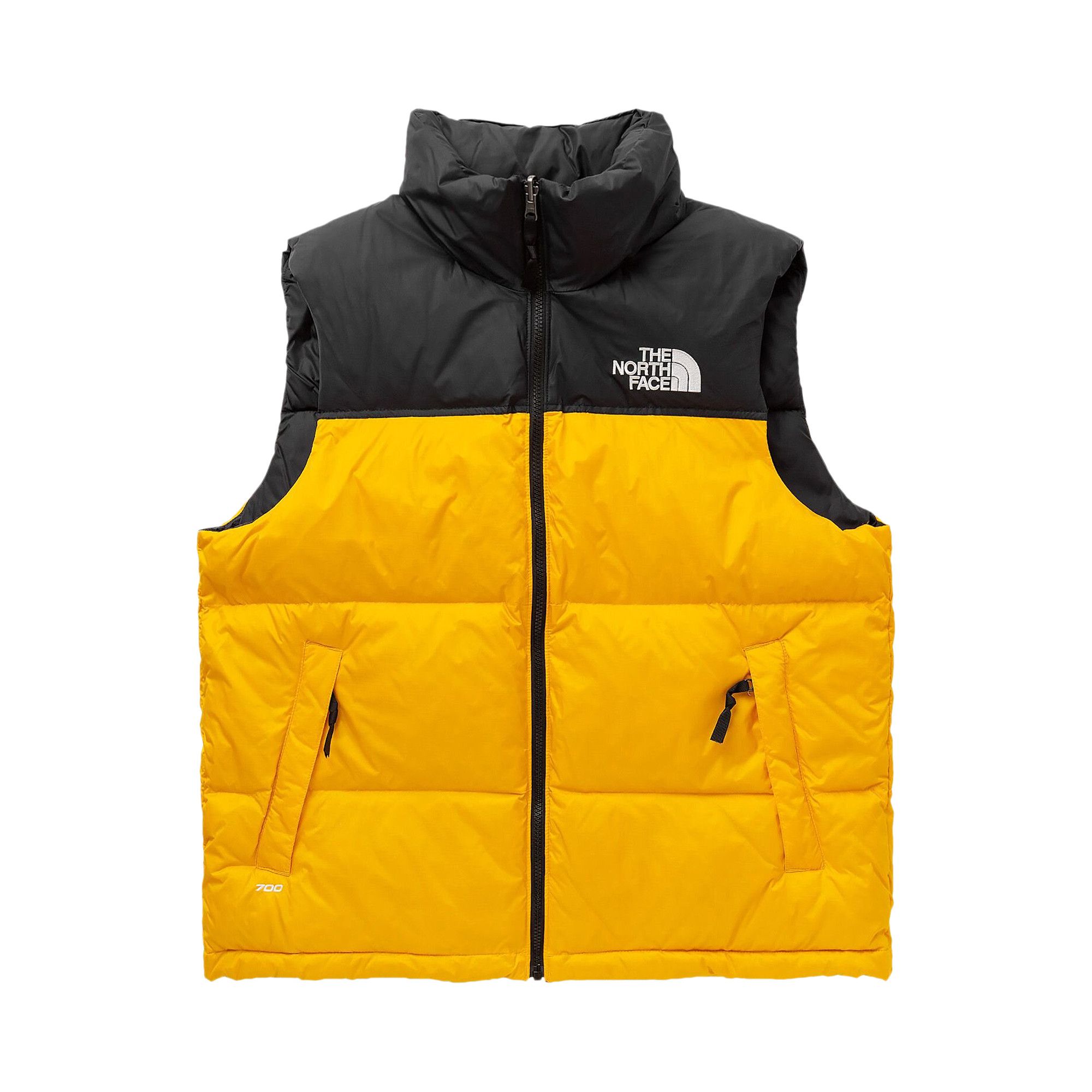 Black and gold north face vest outlet