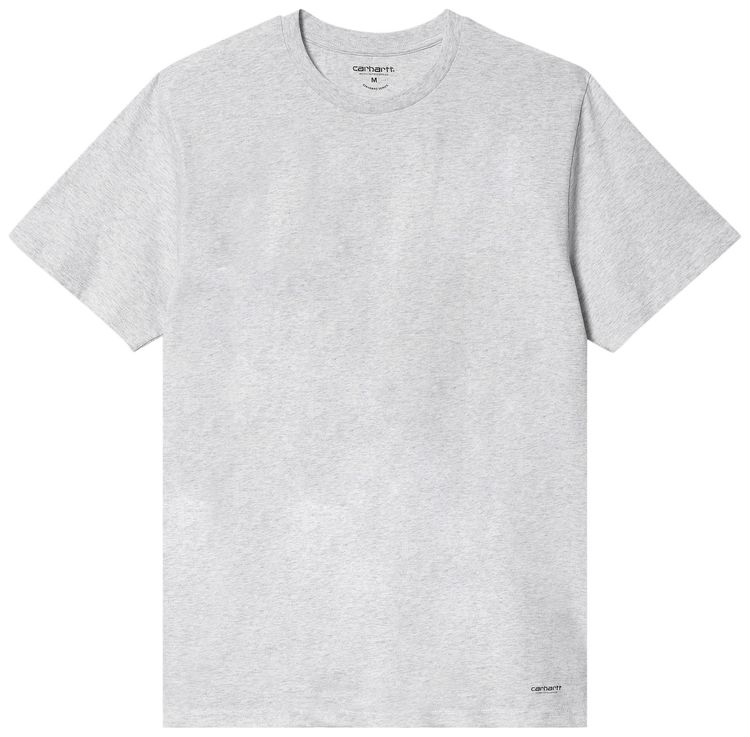 Carhartt WIP Standard Crewneck T Shirt Ash Heather