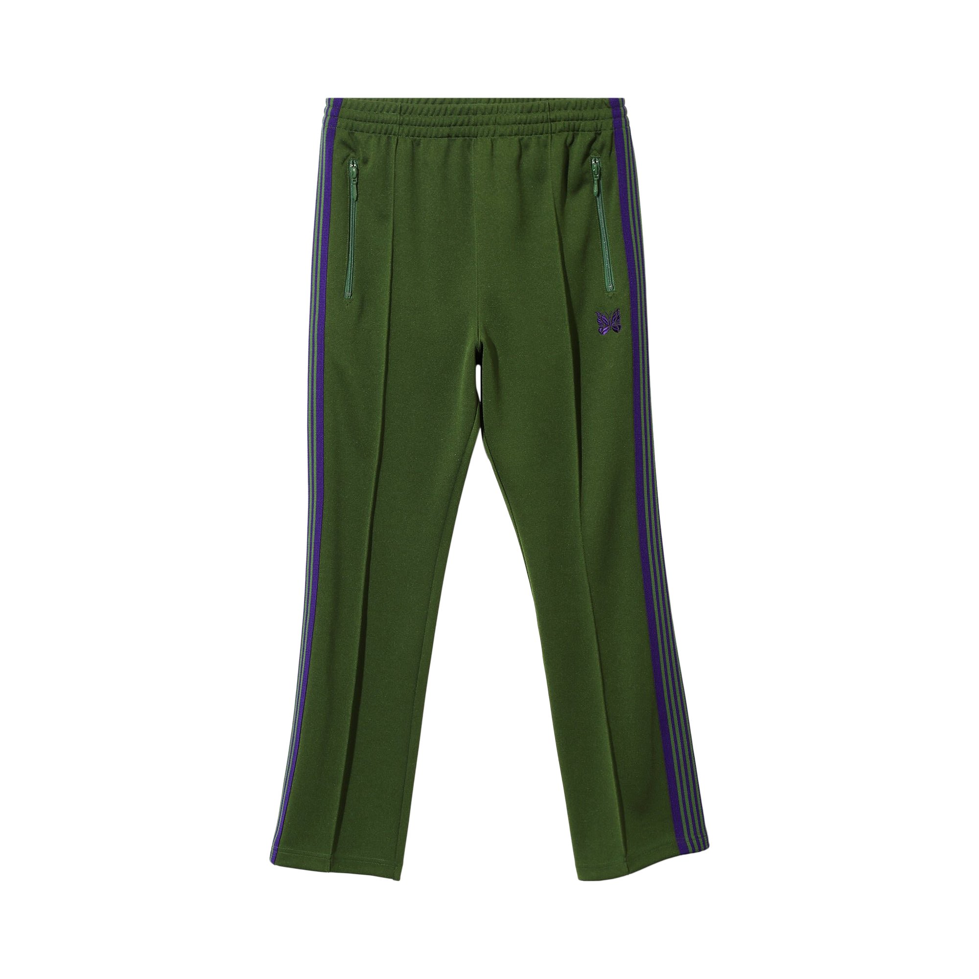 Buy Needles Narrow Track Pants 'Ivy Green' - NS247A IVY | GOAT