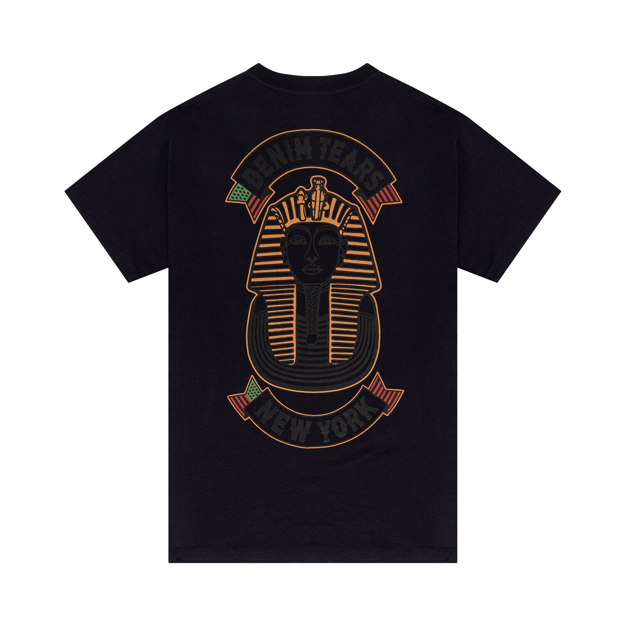 Size L- Denim Tears University Tee Shirt Black Brand New