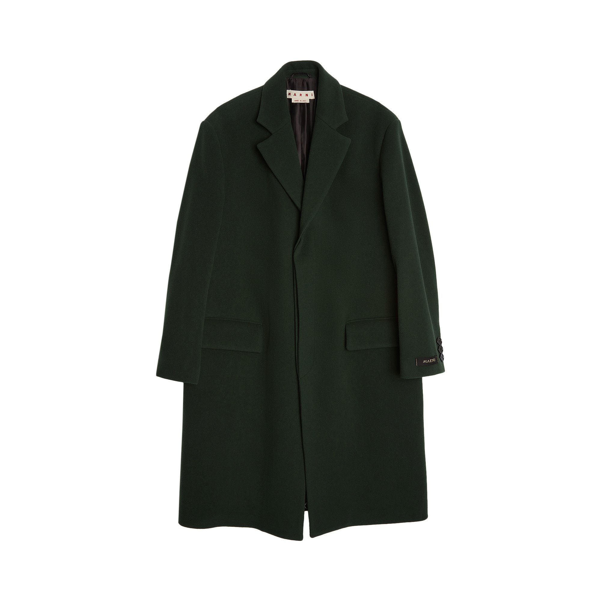Green felt coat hot sale