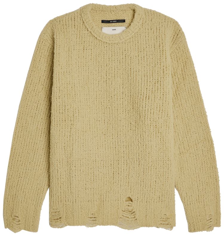 Song for the Mute Boucle Oversized Sweater Sage