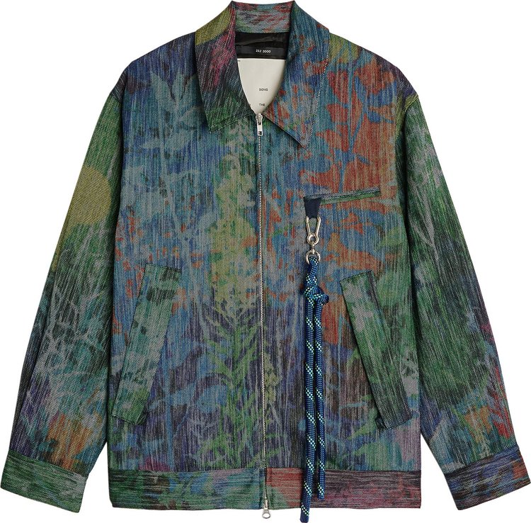 Song for the Mute Painting Coach Jacket 'Multicolor'