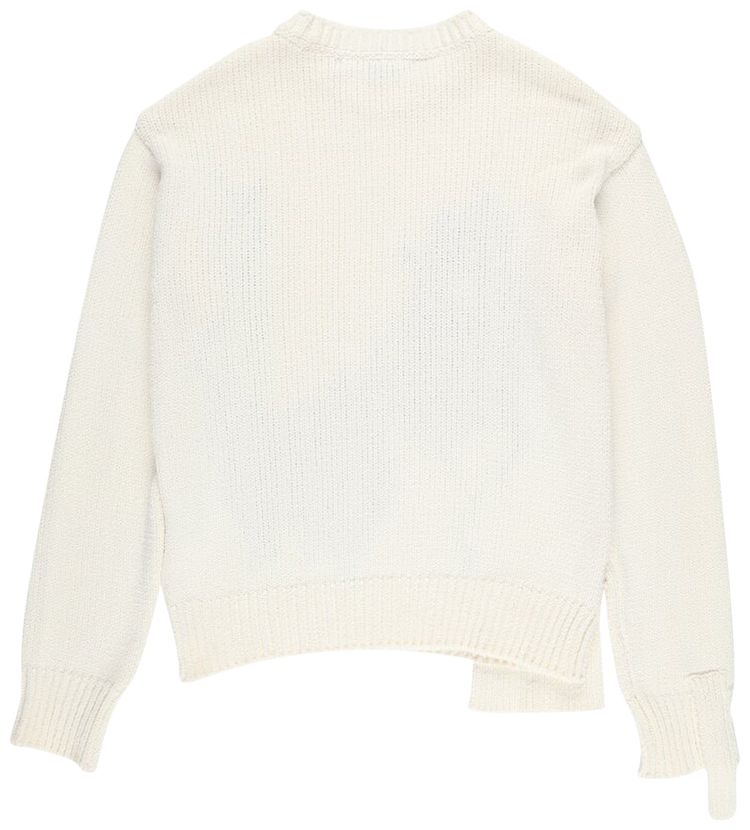 Andersson Bell Argyle Crewneck Sweater Ecru
