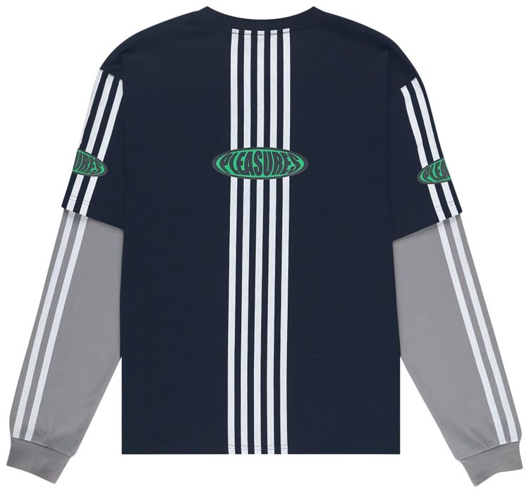 Pleasures Faux Layered Long Sleeve Black