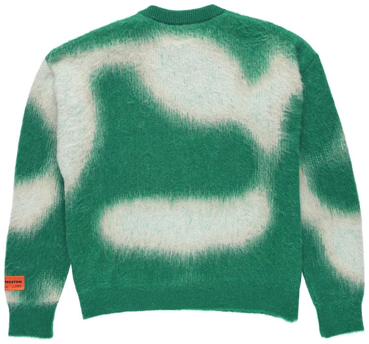 Heron Preston AOP Knit Crewneck Green