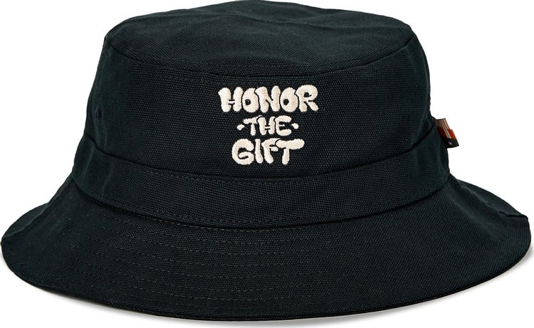 Honor The Gift Script Bucket Hat 'Black'