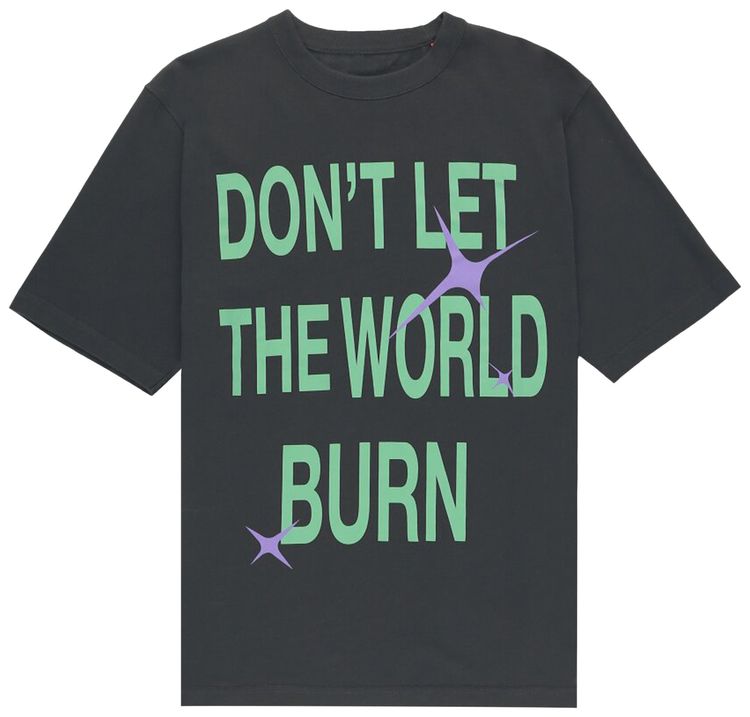 Heron Preston HP Burn T Shirt Black