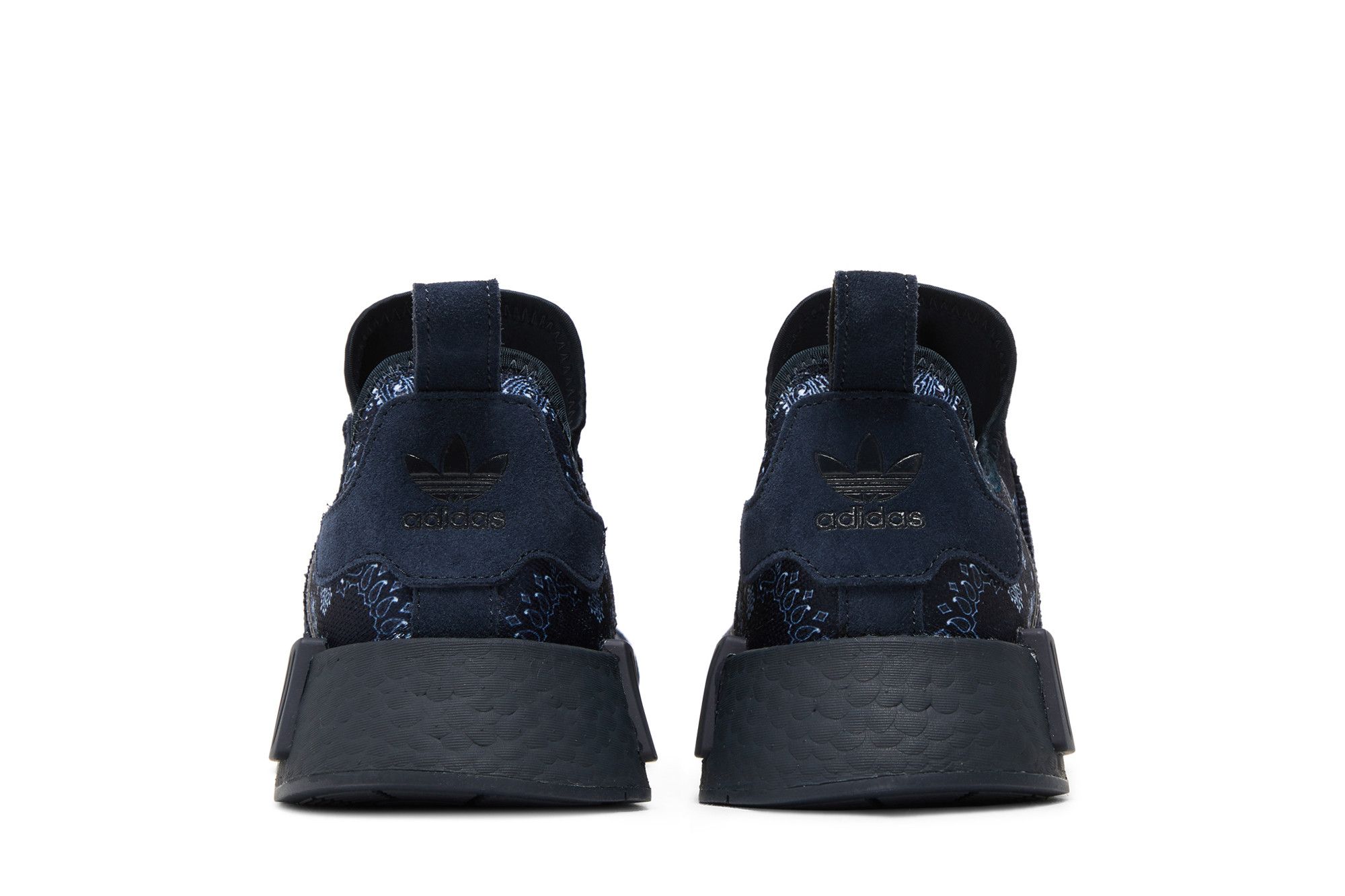 Size 10.0 Neighborhood x NMD R1 Navy Paisley Bandana