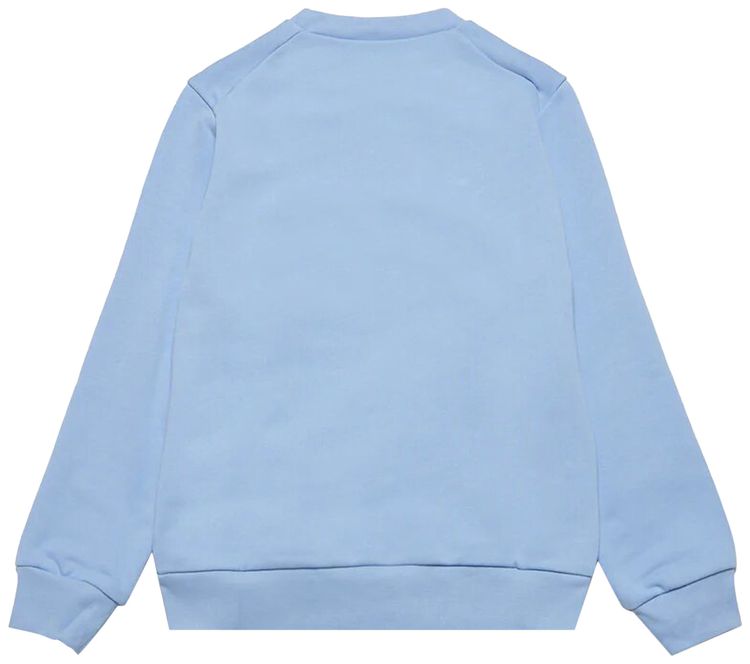 Marni Kids Logo Printed Sweater Light Blue