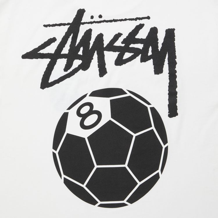 Buy Stussy 8 Soccer Ball Tee 'White' - 3902663 WHIT | GOAT