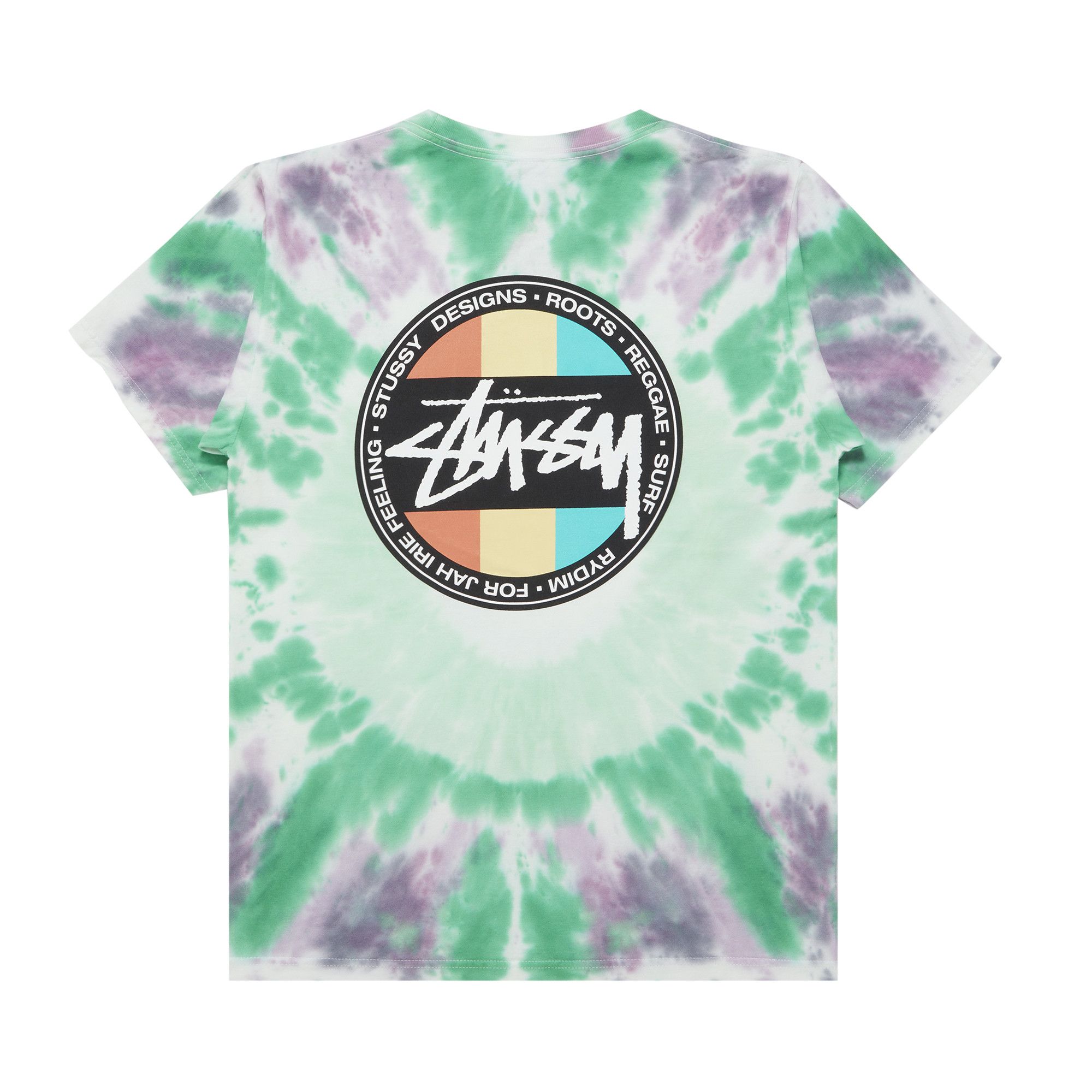Buy Stussy Reggae Dot Tie Dye Short-Sleeve Tee 'Green' - 1903064