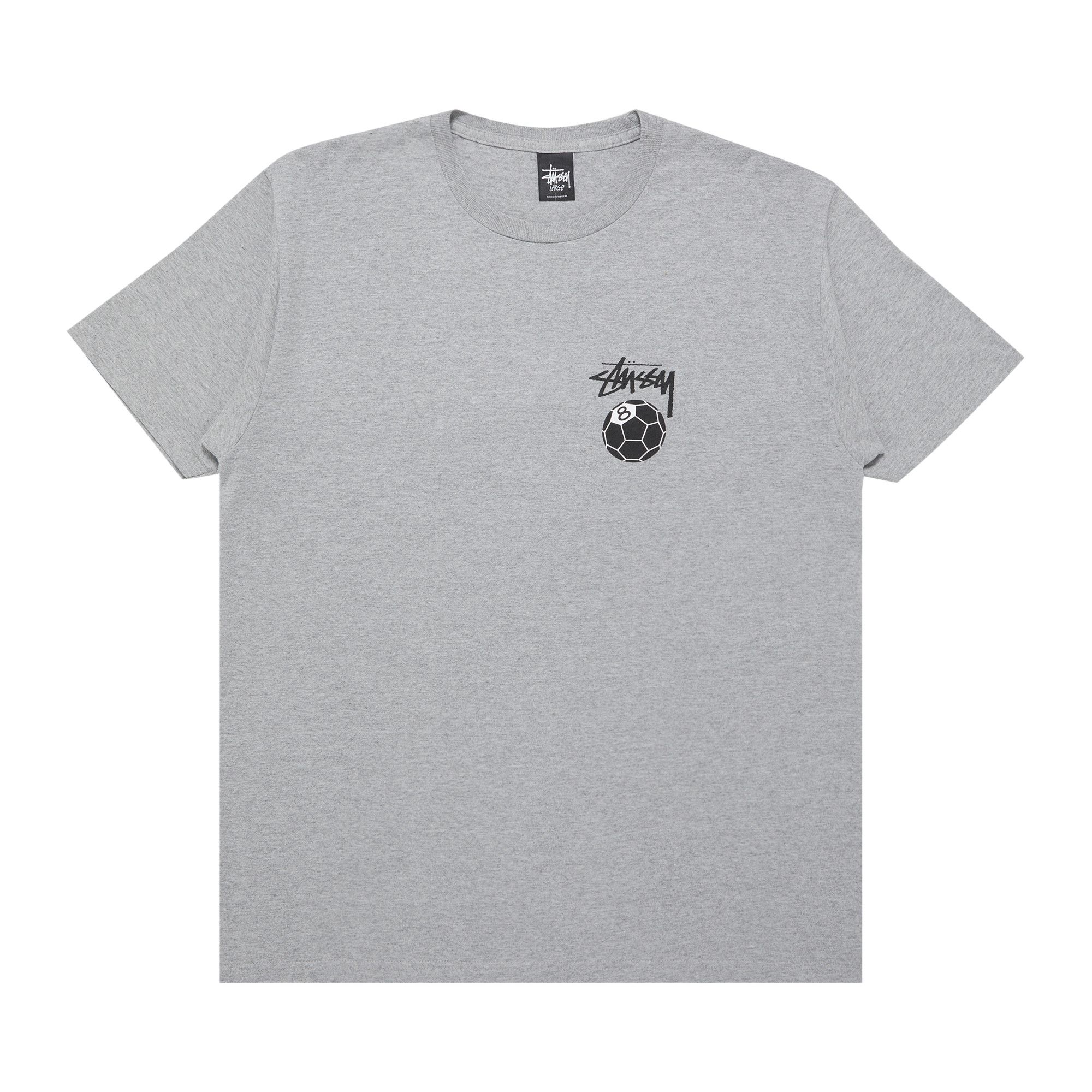 Buy Stussy 8 Soccer Ball Tee 'Grey Heather' - 3902663 GREY