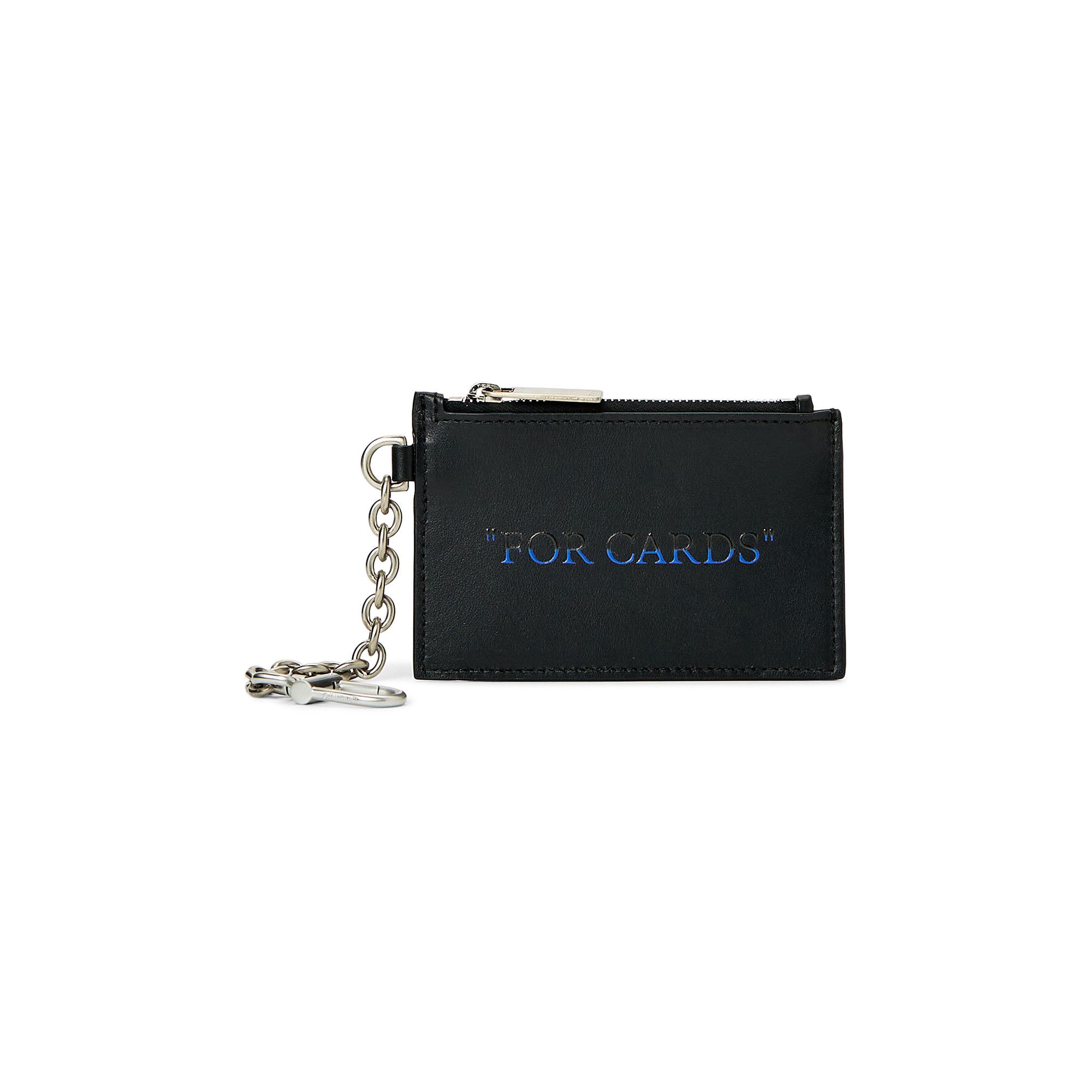 Buy Off-White Quote Bookish Key Ring Card Case 'Black/Blue