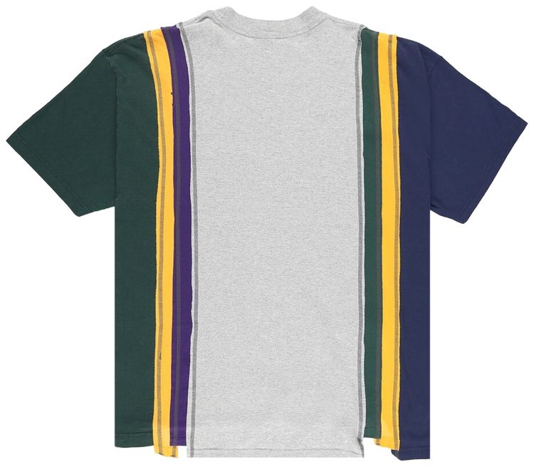 Needles College 7 Cuts Wide T Shirt Multicolor