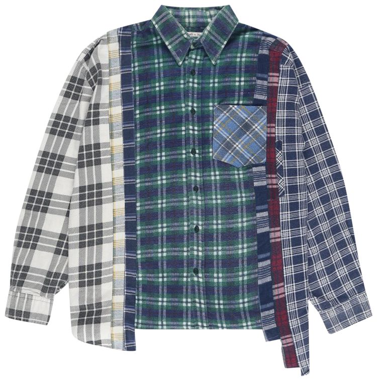 Needles 7 Cuts Wide Shirt Multicolor