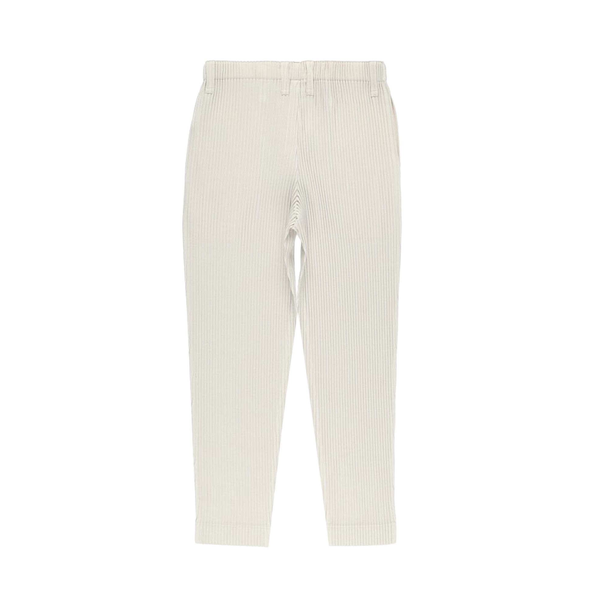 パンツ HOMME PLISSE KERSEY PLEATS HP23FF302 Buy Homme Plissé Issey Miyake Kersey Pleats Pants 'White