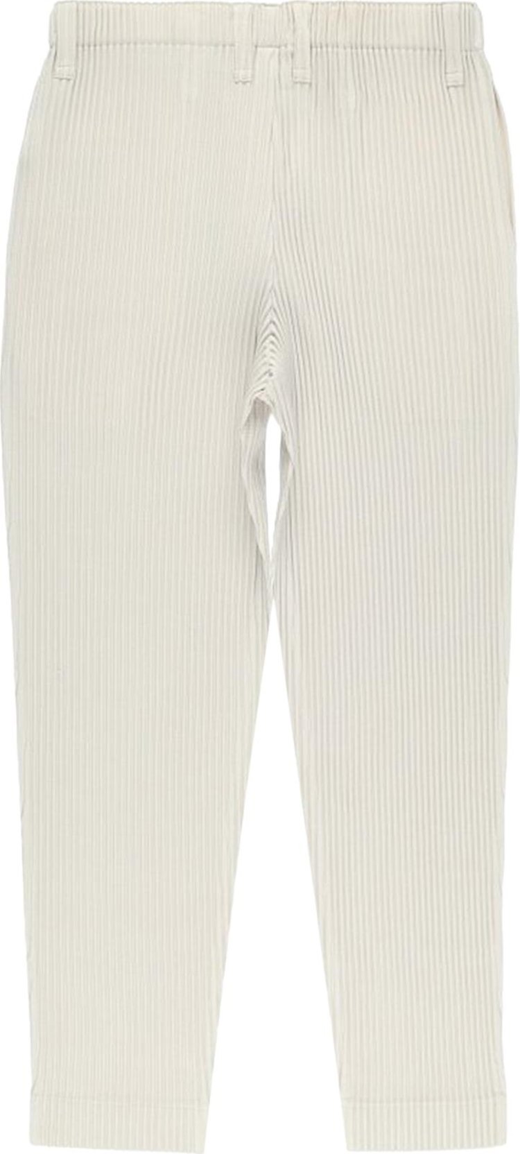 Homme Plisse Issey Miyake Kersey Pleats Pants White