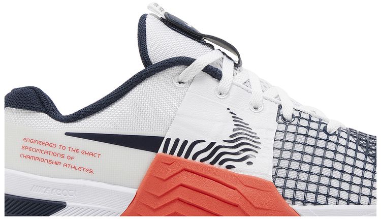 Nike Metcon 8 White Crimson Obsidian
